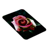 Magnet Flexible Rose rouge peinte à l'huile (Côté Droit)