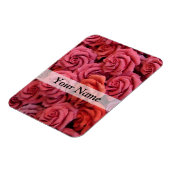 Magnet Flexible Roses à fleurs roses (Côté Gauche)