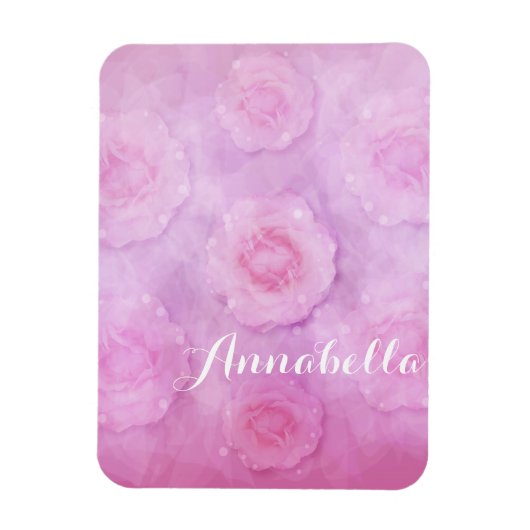 Magnet Flexible Roses aquarelle (Vertical)