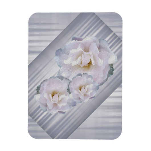 Magnet Flexible Roses gris rose (Vertical)