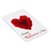Magnet Flexible Roses rouges en forme de coeur Saint Valentin (Côté Droit)