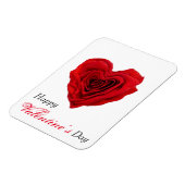 Magnet Flexible Roses rouges en forme de coeur Saint Valentin (Côté Gauche)