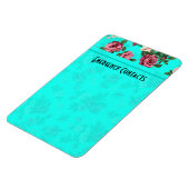 Magnet Flexible Roses rouges et blanches rustiques Arrière - plan  (Côté Gauche)