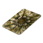 Magnet Flexible Rosette décorative Demask sur Arrière - plan gris (Côté Gauche)