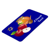 Magnet Flexible Rosh Hashanah | Cadeau du Nouvel An juif (Côté Gauche)