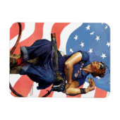 Magnet Flexible "Rosie la riveteuse" (Horizontal)