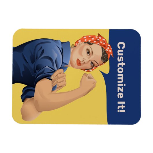 Magnet Flexible Rosie la riveteuse (Horizontal)