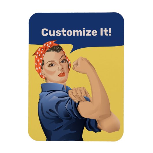 Magnet Flexible Rosie la riveteuse (Vertical)