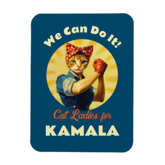 Magnet Flexible Rosie Les Dames De Chat Riveter Pour Kamala Harris