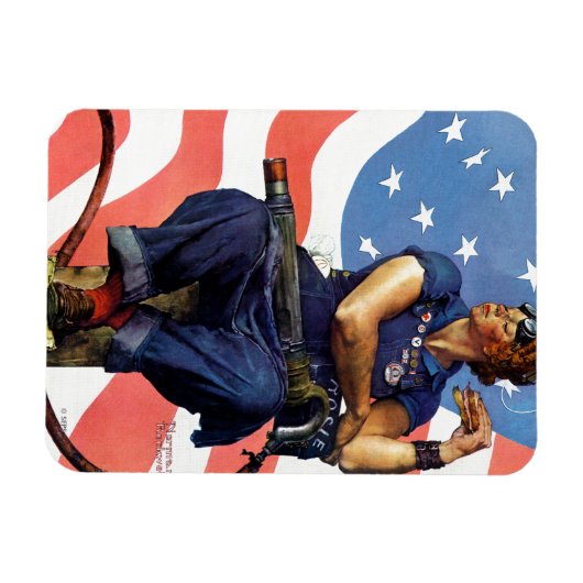 Magnet Flexible Rosie the Riveter (Horizontal)