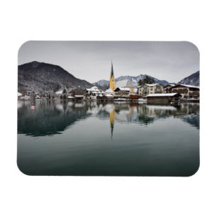 Magnet Flexible Rottach-Egern au Tegernsee, Bavière en hiver