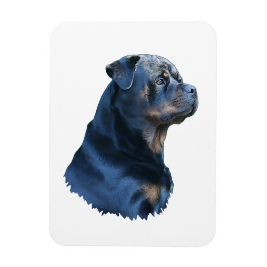 Magnet Flexible Rottweiler (Vertical)