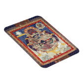 Magnet Flexible Roue tibétaine du cycle de vie de Samsara (Côté Droit)