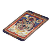 Magnet Flexible Roue tibétaine du cycle de vie de Samsara (Côté Gauche)