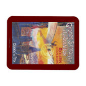 Magnet Flexible Rouen, France - Pilote et Avion (Horizontal)