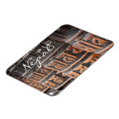 Magnet Flexible Roues de prière bouddhiste aimant texte rectangula (Côté Gauche)