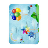 Magnet Flexible Roues et ballons (Vertical)