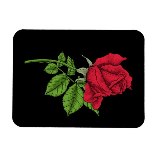 Magnet Flexible Rouge (Horizontal)