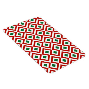 Magnet Flexible Rouge, blanc, vert méandre