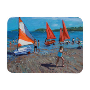 Magnet Flexible Rouge et blanc navigue Abersoch