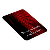 Magnet Flexible Rouge Horse Mane Abstrait aimant flexible (Côté Droit)