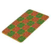 Magnet Flexible Rouge Vert Fleur de Lis Motif de vacances (Côté Gauche)