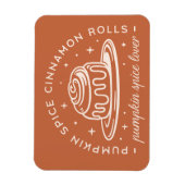 Magnet Flexible Rouleaux de cannelle à épices citrouilles (Vertical)