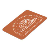 Magnet Flexible Rouleaux de cannelle à épices citrouilles (Côté Gauche)