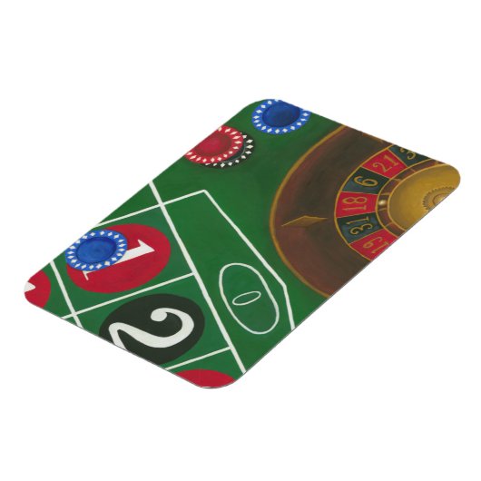 Magnet Flexible Roulette Table avec puces et roue (Côté Gauche)