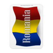 Magnet Flexible Roumanie - Drapeau (Vertical)