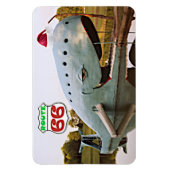 Magnet Flexible Route 66 Catoosa Blue Whale Christmas Santa Hat (Vertical)