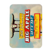 Magnet Flexible Route américaine | Panneau restaurant (Vertical)