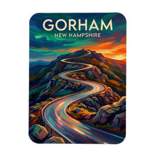 Magnet Flexible Route automobile du mont Washington New Hampshire
