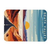 Magnet Flexible Route dans le parc national de Death Valley Souven (Horizontal)