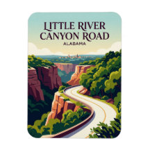 Route de Little River Canyon Alabama
