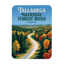 Route de Talladega National Forest Alabama