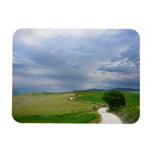 Magnet Flexible Route incurvée vers un rectangle magnétique de des (Horizontal)