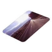 Magnet Flexible Route principale avec soleil d'hiver bas. (Côté Gauche)