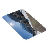 Magnet Flexible Route vide idyllique à travers un paysage hivernal (Côté Droit)