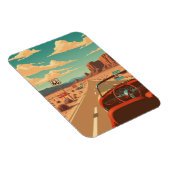 Magnet Flexible Route vintage 66 Voyage (Côté Droit)