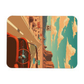Magnet Flexible Route vintage 66 Voyage (Horizontal)