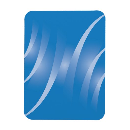 Magnet Flexible routes en bleu (Vertical)