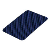 Magnet Flexible Royal Blue Automotive Carbon Fiber Tressage d'impr (Côté Gauche)
