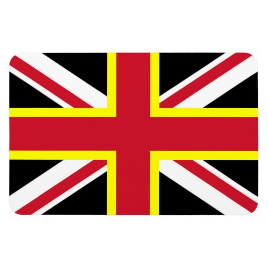 Magnet Flexible Royaume-Uni - Drapeau à quatre croix (Horizontal)