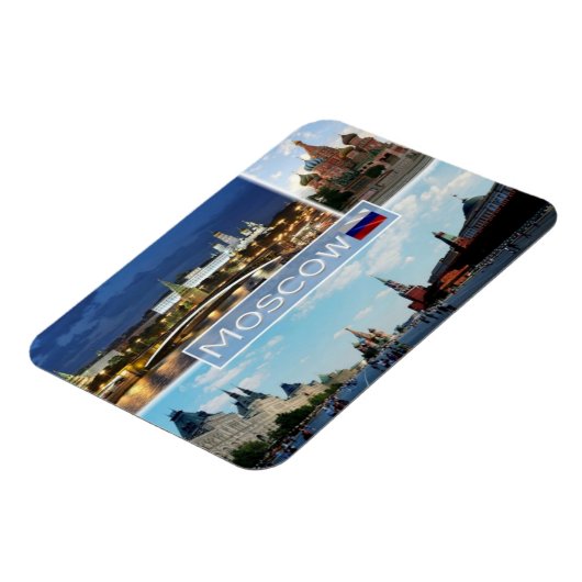 Magnet Flexible RU Russie - Moscou - (Côté Gauche)
