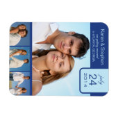 Magnet Flexible Ruban bleu enregistrer l'aimant de date (Horizontal)