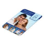 Magnet Flexible Ruban bleu enregistrer l'aimant de date (Côté Gauche)