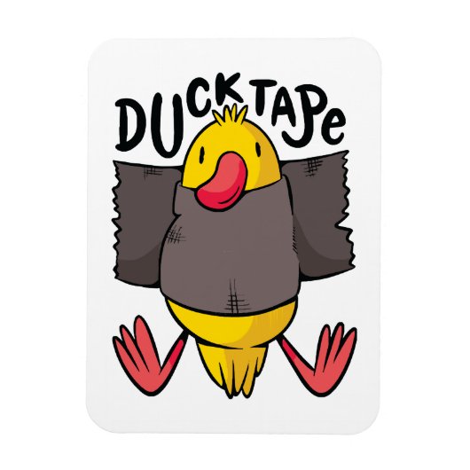 Magnet Flexible Ruban Canard Drôle (Vertical)
