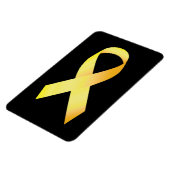 Magnet Flexible Ruban de prévention du suicide jaune (Côté Gauche)