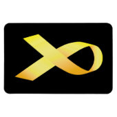 Magnet Flexible Ruban de prévention du suicide jaune (Horizontal)